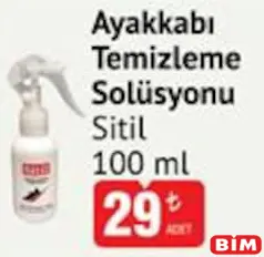 SİTİL AYAKKABI TEMİZLEME SOLÜSYONU 100 ML SİTİL AYAKKABI TEMİZLEME SOLÜSYONU 100 ML